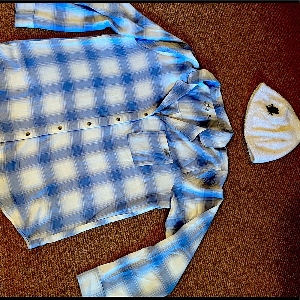 Brand New!  Hollister cotton Pajamas, extremely soft, jogger pants w/pockets.